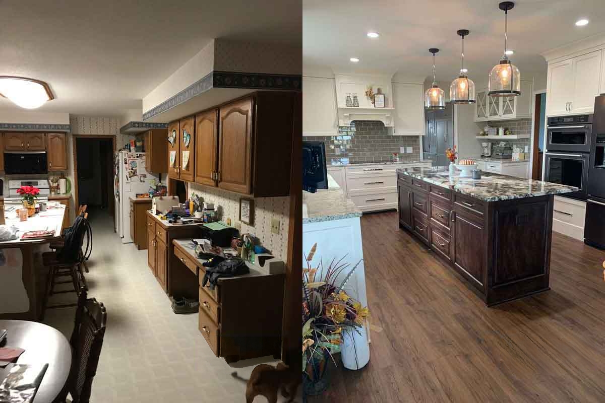 Kitchen Before & After