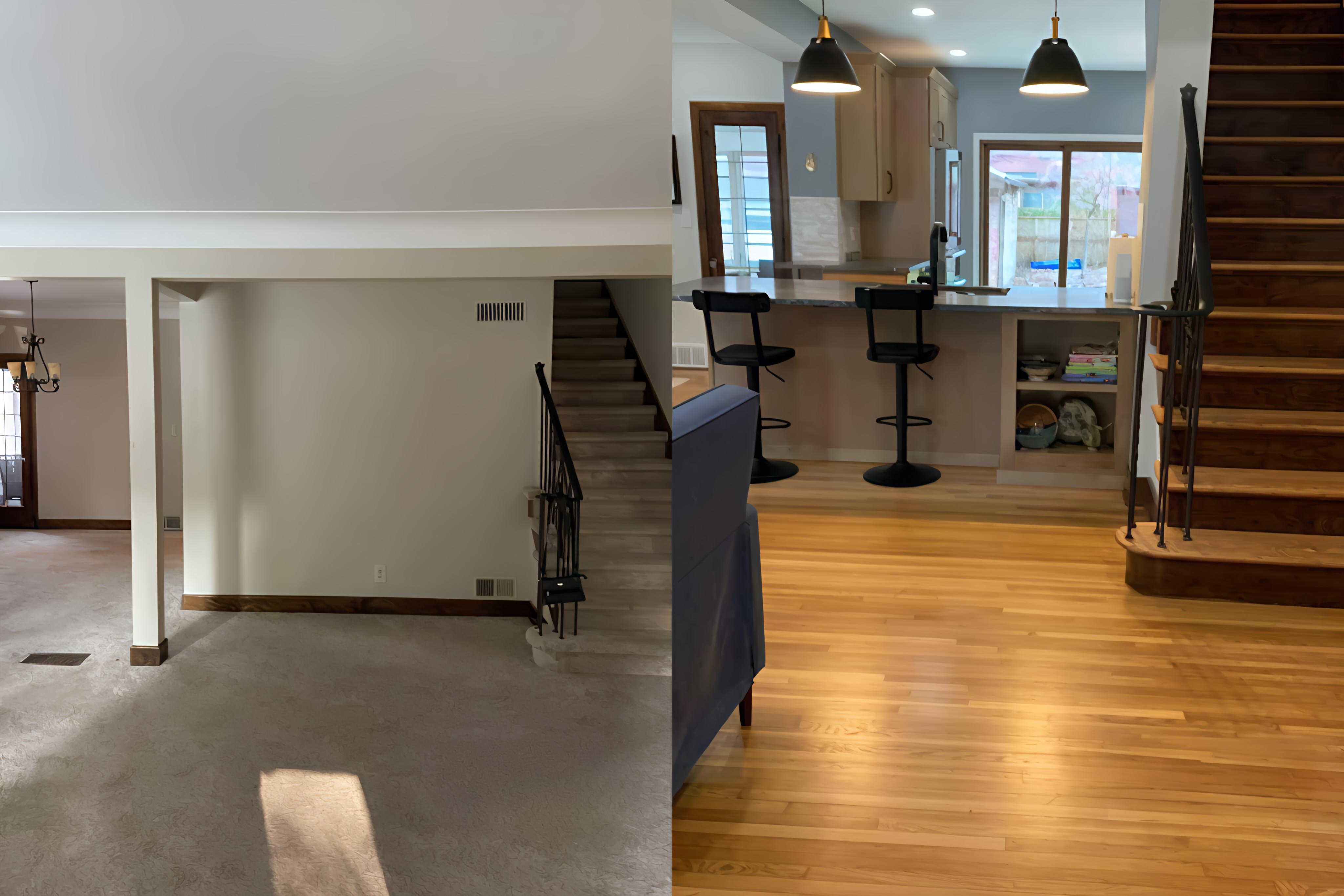 Open Concept Before & After